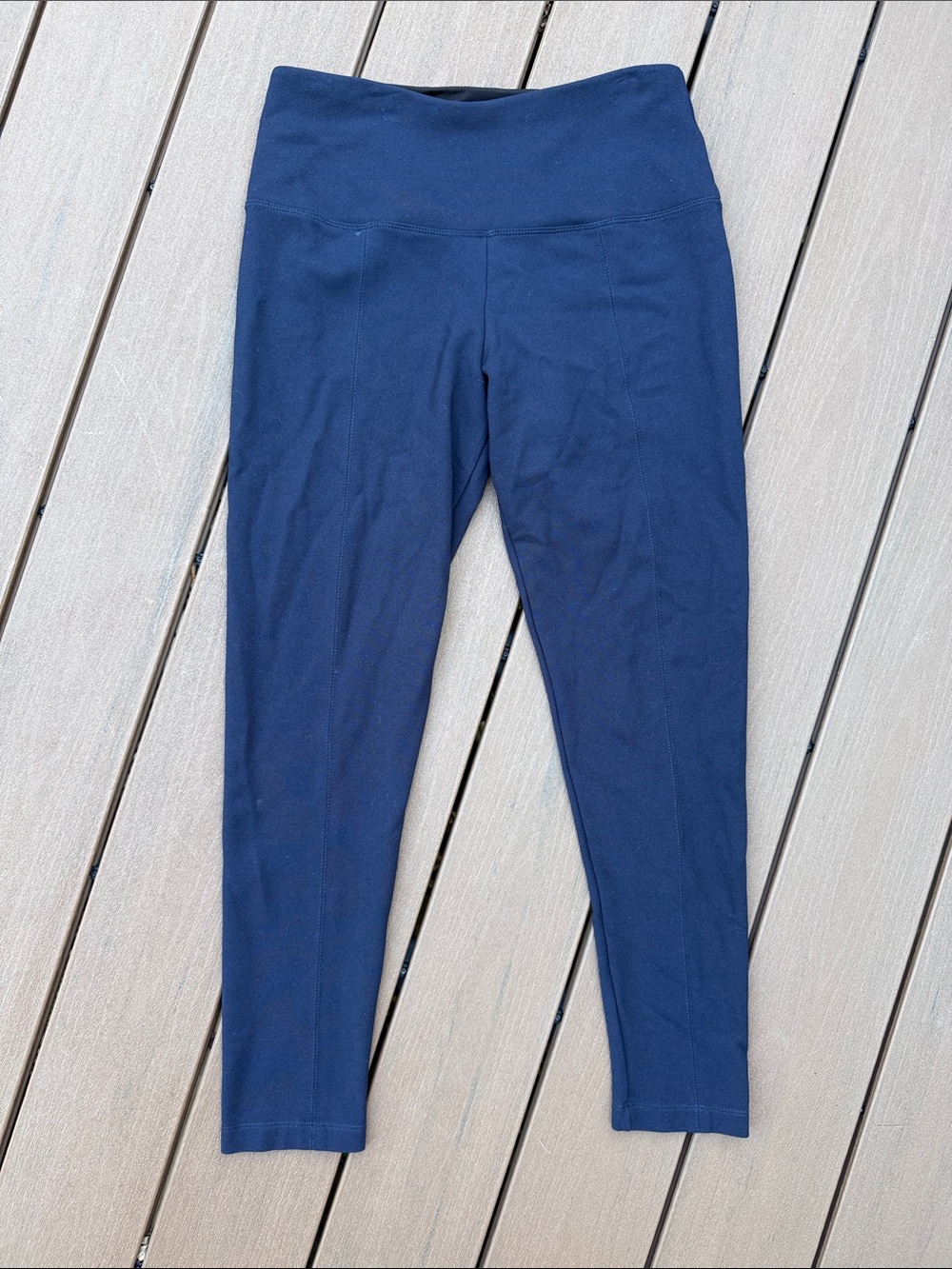 Lysse Pointe Navy High-Waist Leggings minimal capsule Large